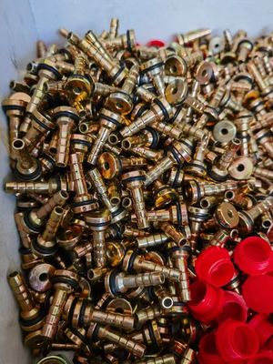 Good price Different Raw Material And Size Customized Thread Adapter / Hydraulic Hose Fittings Hydraulic Hose Ferrule Fittings online