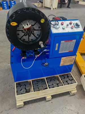 Good price 4 Inch 16 Dies Hose Crimping Machine / Hydraulic Rubber Hose Crimping Machine Size 850*530*980 Mm online