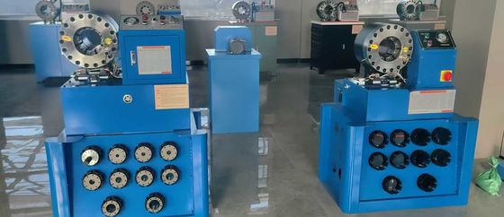 Stainless Steel Pipe Hose Crimping Machine P38 Braided Hose Crimper High Accuracy 1.5 And 2 Inch With Rack And Fast Change Mould Tools