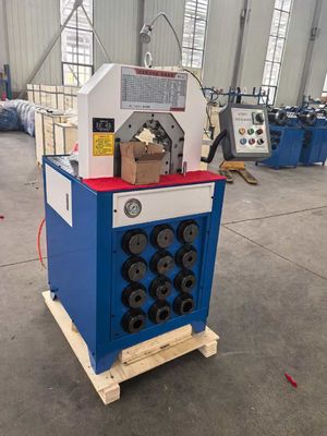 3 Inch Button Control Systerm 300 Pieces/Hour With Fast Change Moulds Tools Hydraulic Hose Pressing Machine Hydraulic Fitting Press Big Elbow