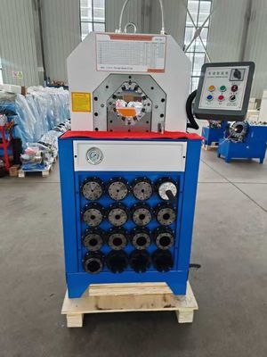 2 Inch Button Control Systerm Hydraulic Hose Pressing Machine With Fast Change Mould Tools