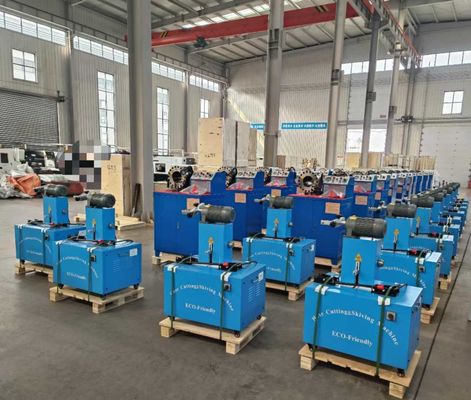 Electric 2 Inch 6 Layers Hose Cutting And Skiving Machine With Blade