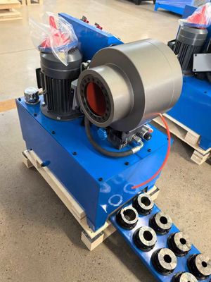 Forging Process One-Piece Without Welding Points, One-Piece Formed Material, High Hardness, Wear Resistance, Long Service Life Oil Pump Pressure 31.5Mpa Hose Crimping Machine DX68 Hose Crimper