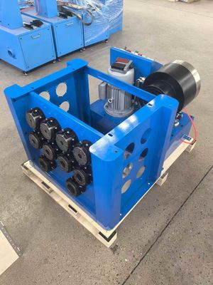 Good price 2 Inch And 1.5 inch Blue Color Portable Hydraulic Hose Crimping Machine With Rack And Fast Change mould tools 6-38mm Hose Swager online
