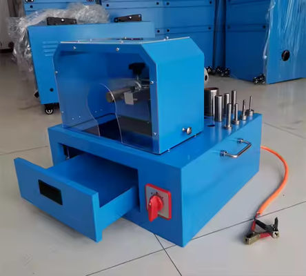Good price 12v 2 Inch Skiving Mandrel 10 Pcs Hose Cutting Machine 530*480*500mm Hose Skiving And Peeling Machine online