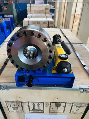 Good price 1 Inch 6-25mm Rugged Steel Blue Color With 7 Dies Weight Manual Hydraulic Hose Crimping Machine Reliable Performance online