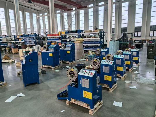 Accurate Crimping DX68 Hose Crimping Machine 10 Dies 2 Inch From 6 To 51mm ±0.01mm 600T Crimping Force 245Kg