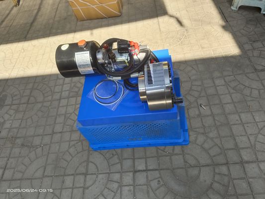 12V / 24V 7 Dies Blue Color Car Loading 1 Inch Braided Hose Crimper Battery Drive Hydraulic Hose Press Machine 6-25mm
