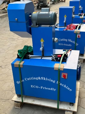 2 Inch 4 Layer 220V Hose Cutting and Skiving Machine with Button Control
