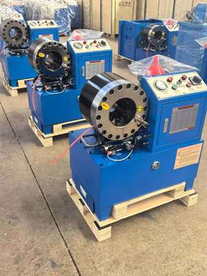 DX68 Mobile Hose Crimping Machine with 600T Crimping Force and 200 Pcs Per Hour Efficiency