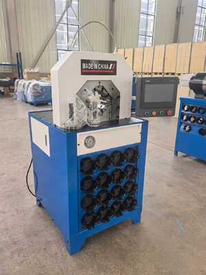 3 Inch Hydraulic Hose Crimping Machine with 300pcs/h Work Efficiency 4KW Motor Power and 1000T Crimping Force