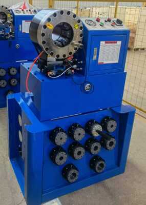 Good price 2 Inch Hydraulic Hose Crimping Machine with Fast Change Mould Tool and 10 Dies for Versatile Crimping online