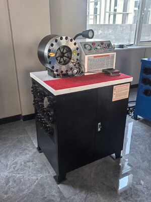 600T Crimping Force Rubber Hose Crimping Machine with 6-51mm Range and 10 Interchangeable Dies