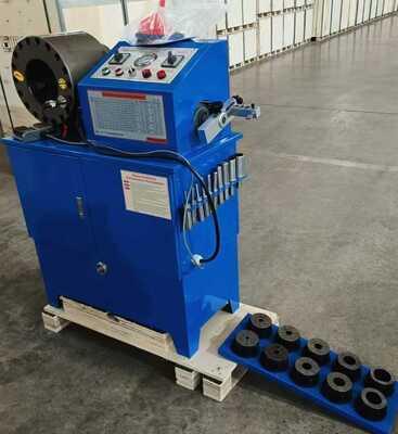6-51mm Dual Functionality Hydraulic Hose Crimping Machine with Robust Construction and Hose Skiving Capability
