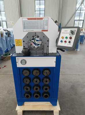 3 Inch 6-76mm Hydraulic Hose Crimping Machine with 15 Interchangeable Dies and Button Control System