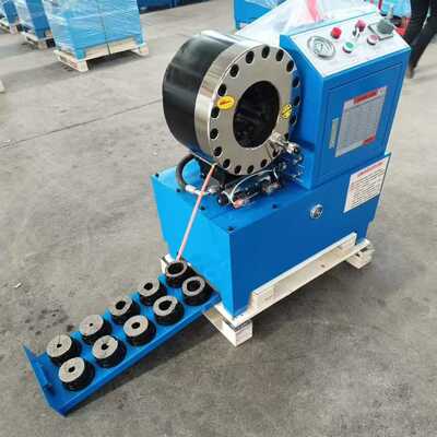 DX68 Hydraulic Hose Crimper with 6-51mm Crimping Range 10 Dies and 200 Pcs Per Hour Efficiency
