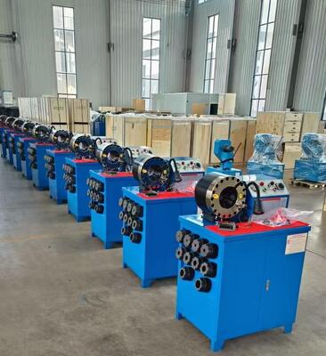 600T Crimping Force Rubber Hose Crimping Machine with 6-51mm Range and 10 Interchangeable Dies