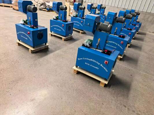 2 Inch Blue Color Electric From 6 To 51mm Hose Cutting And Skiving Machine With Protective Devices 220V/380V Voltage And 10 Interchangeable Dies Two Function Into One Machine