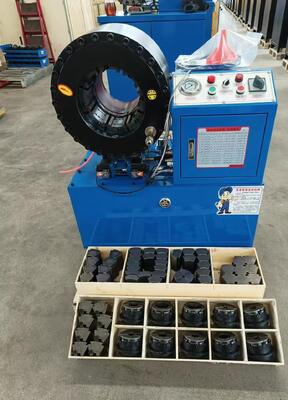 6 Inch Up To 150mm Hydraulic Hose Crimping Machine Crimping 6 Layers/wires Hose From 4 To 150mm Crimping Range Large Opening Crimping Force 2500 Ton And 20 Interchangeable Dies